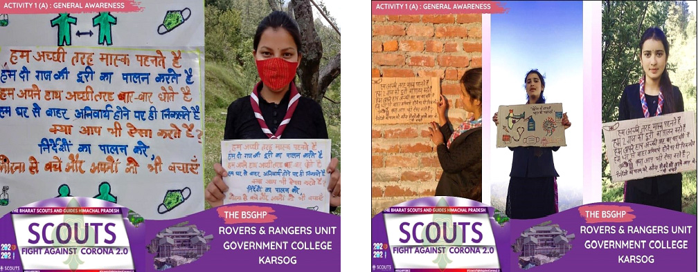 Scouts Fight against Corona: Covid -19 Community Sensitization